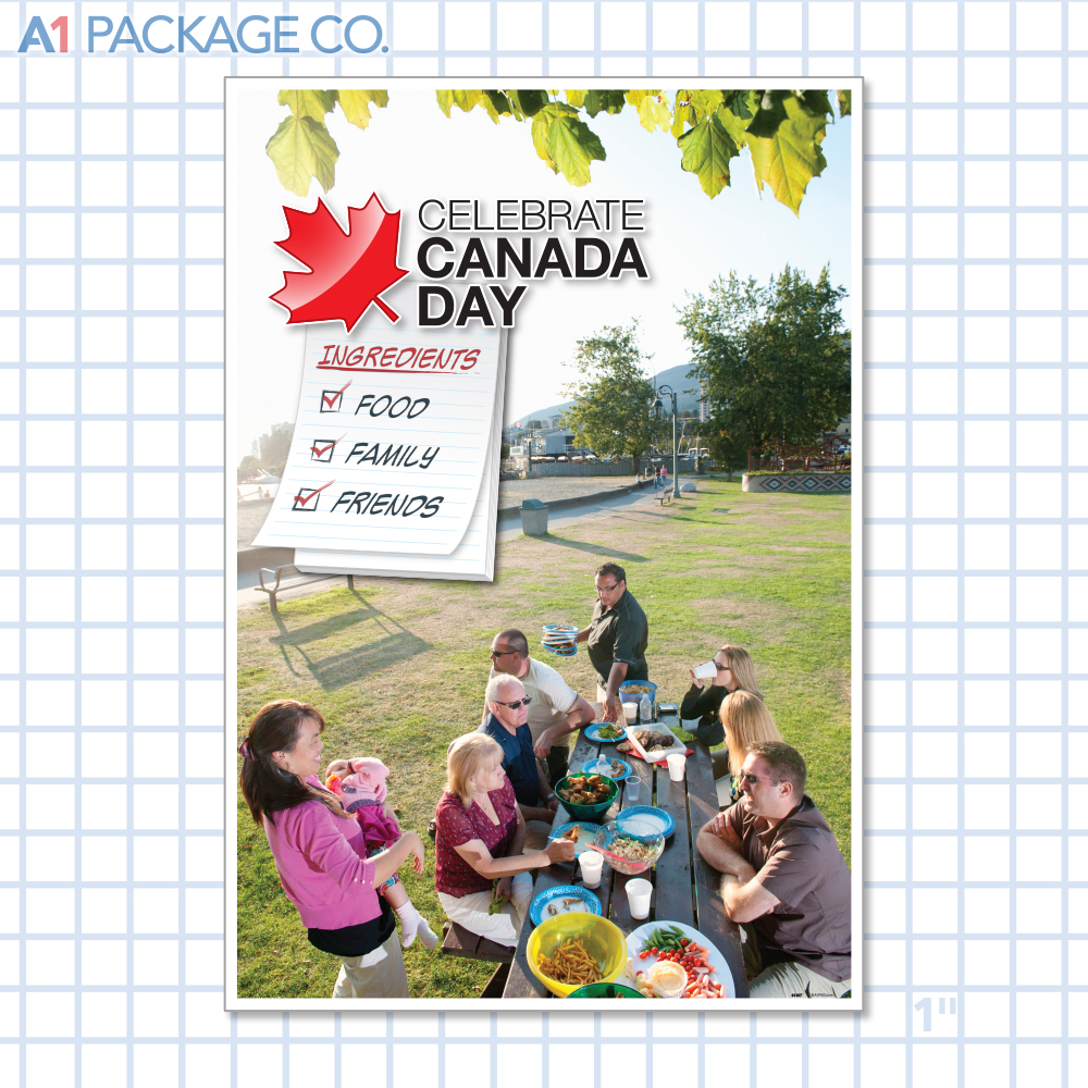 Canada Day Portrait Poster (13x19 inch)
