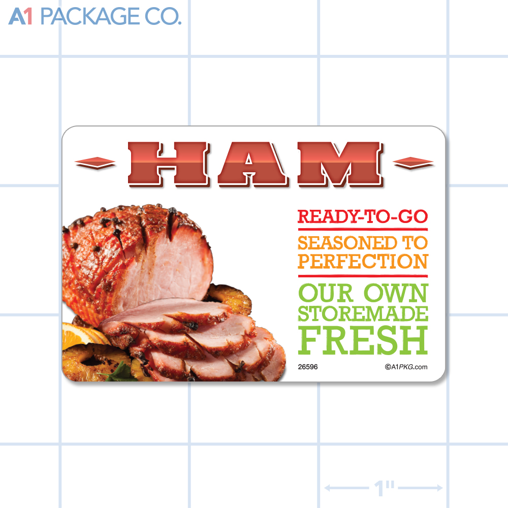 Ham Label Full Color Rectangle (3x2 Inch) 250/roll