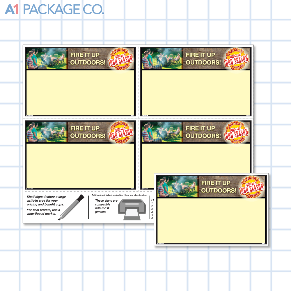 Victoria Day Placards (5.5x3.5 inch) 20 Count