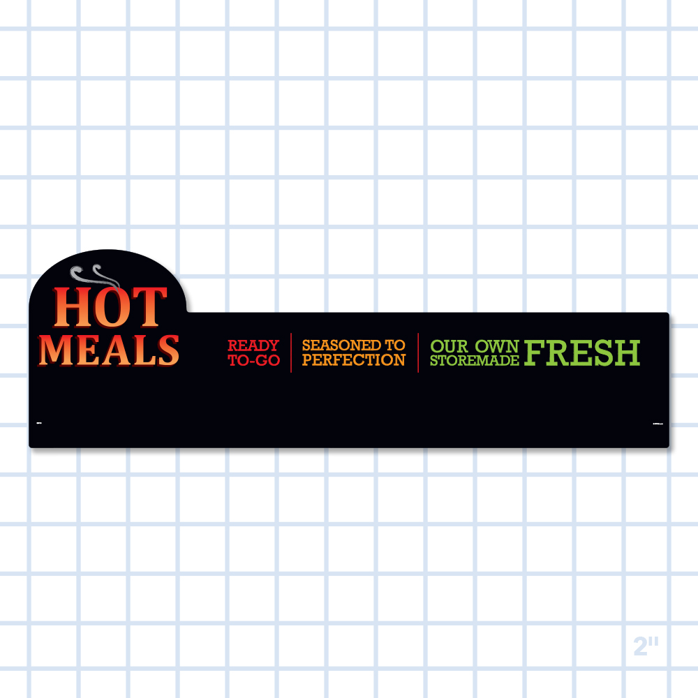 Hot Meals Ready to Go Large Case Divider (26x8 Inch)