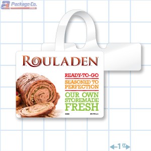 Rouladen Merchandising Rectangle Shelf Dangler - Copyright - A1PKG.com - 26562