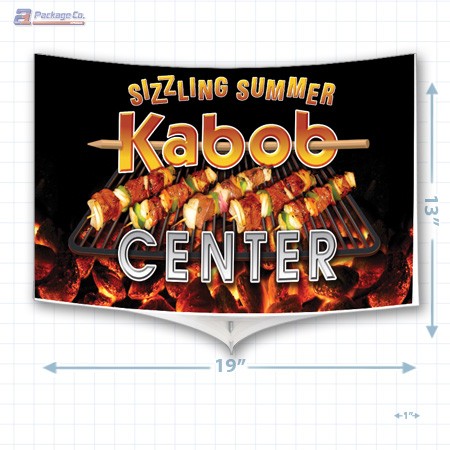 Sizzling Summer Kabob Center Merchandising Mobile Copyright A1PKG.com - 28015