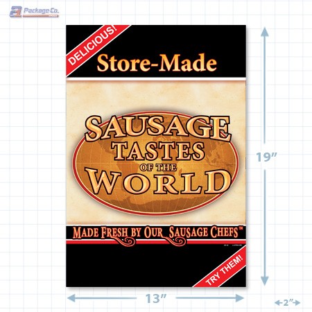 Sausage Tastes of the World Full Portrait Merchandising Poster - Copyright - A1PKG.com SKU -  28142