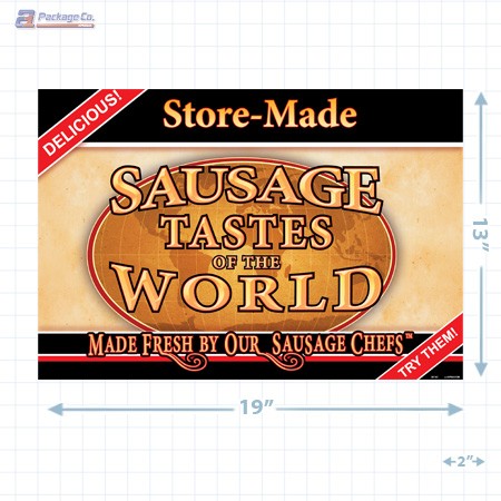 Sausage Tastes of the World Full Portrait Merchandising Poster - Copyright - A1PKG.com SKU -  28143