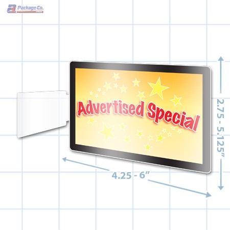Advertised Special Merchandising Rectangle Aisle Talker - Copyright - A1PKG.com - 16851