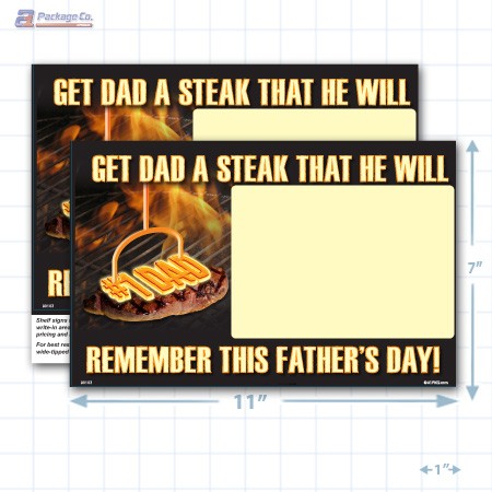 Father's Day Merchandising Placards 1UP (11" x 7") - Copyright - A1PKG.com - 90138