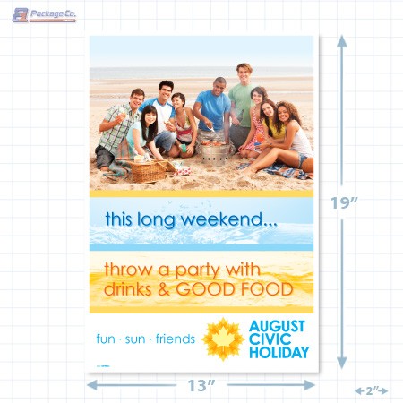 Civic Holiday Merchandising Poster Copyright A1pkg.com SKU - 90112