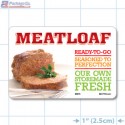 Meatloaf Full Color HMR Rectangle Merchandising Labels PQG (3x2 inch) 250/Roll