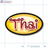 Thai Full Color Oval Merchandising Labels - Copyright - A1PKG.com SKU -  13911