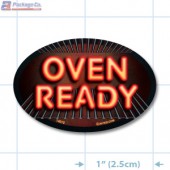 Oven Ready Full Color Oval Merchandising Labels - Copyright - A1PKG.com SKU -  14010