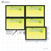 Everyday Values Merchandising Placards 1UP (11" x 7") - Copyright - A1PKG.com - 16814