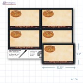 Sausage Tastes of the World Merchandising Placards 4UP (5.5" x 3.5") - Copyright - A1PKG.com - 28126