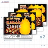 Sizzling Summer Kabob Center Merchandising Placard Kit - Copyright - A1PKG.com - 28014