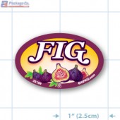 Fig Full Color Oval Merchandising Labels - Copyright - A1PKG.com SKU -  33159