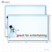 Great for Entertaining Merchandising Placards 1UP (11" x 7") - Copyright - A1PKG.com - 90213