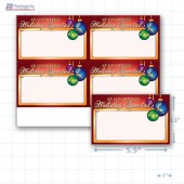 As Advertised Holiday Special Merchandising Placards 4UP (5.5" x 3.5") - Copyright - A1PKG.com - 90306