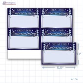Grat for Entertaining Merchandising Placards 4UP (5.5" x 3.5") - Copyright - A1PKG.com - 90134