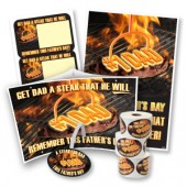 Father's Day Steak Merchandising Kit Copyright A1PKG.com - 90120