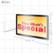 This Week's Special Merchandising Rectangle Aisle Talker - Copyright - A1PKG.com - 16854
