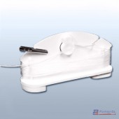 Mini Twist-On Ceiling Display System- 8" White Cotton Cord w/barbed end A1pkg.com SKU 7208W