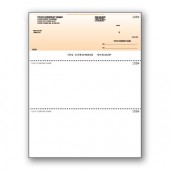 Standard Background Cheque- Black Print- Top Cheque - Copyright - A1PKG.com SKU - 00199