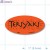 Teriyaki- With Translation Red Oval Merchandising Labels PQG (1x2 inch) 500/Roll 