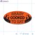 Cooked Ready To Eat Red Oval Merchandising Labels PQG  (1x2 inch) 500/Roll