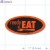 Ready To Eat Fluorescent Red Oval Merchandising Labels PQG (1x2 inch) 500/Roll 
