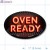 Oven Ready Full Color Oval Merchandising Labels PQG (2.25x1.5 inch) 500/Roll 