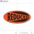 Reduced Fluorescent Red Oval Merchandising Labels PQG (1x2 inch) 500/Roll 