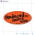 Reduced For Quick Sale Fluorescent Red Oval Reduction Labels PQG  (1x2 inch) 500/Roll
