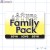 Family Pack  PQG Rectangle Merchandising Label (3.5 x 2.37 inch) 500/Roll