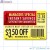 $3.50 Off Instant Savings Coupon PQG Full Color Rectangle Price Merchandising Label (2x3 inch) 250/Roll