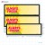 Always Fresh Merchandising Placards 2UP (11 x 3.5inch) 5 Sheets
