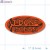T-Bone Steak Fluorescent Red Oval Merchandising Labels PQG (1x2 inch) 500/Roll 