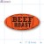 Beef Roast Fluorescent Red Oval Merchandising Labels PQG (1x2 inch) 500/Roll