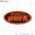 Ground Pork Fluorescent Red Oval Merchandising Labels PQG (1x2 inch) 500/Roll 