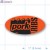Pork Ribs Fluorescent Red Oval Merchandising Labels PQG (1x2 inch) 500/Roll