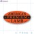 Premium American Lamb Fluorescent Red Oval Merchandising Labels PQG (1x2 inch) 500/Roll