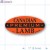 Premium Canadian Lamb Fluorescent Red Oval Merchandising Labels PQG (1x2 inch) 500/Roll
