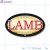 Lamb Full Color Oval Merchandising Labels  PQG (1.2x2 inch) 500/Roll