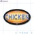 Chicken Full Color Oval Merchandising Labels PQG (1.2x2 inch) 500/Roll