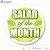Salad of The Month Full Color Circle Merchandising Labels PQG (2 inch dia.) 250/Roll