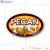 Pecan Full Color Oval Merchandising Labels PQG (1.875 x 1.1875 inch)  500/Roll 