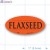 Flaxseed Red Oval Merchandising Labels PQG (1x2 inch) 500/Roll 