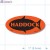 Haddock Red Oval Merchandising Labels PQG (1x2 inch) 500/Roll 