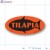 Tilapia Red Oval Merchandising Labels PQG (1x2 inch) 500/Roll 