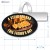 Father's Day Steak Merchandising Oval Shelf Dangler (4x3inch)