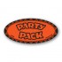 Party Pack Fluorescent Red Oval Merchandising Labels - Copyright - A1PKG.com SKU - 10429