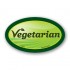 Vegetarian Full Color Oval Merchandising Labels - Copyright - A1PKG.com SKU -  10643